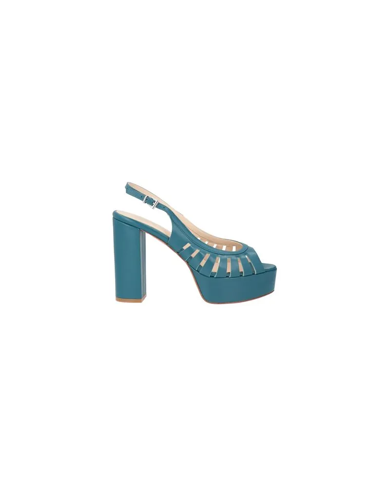 Anna F. SCHUHE - Sandalenauf YOOX.COM Aquamarin