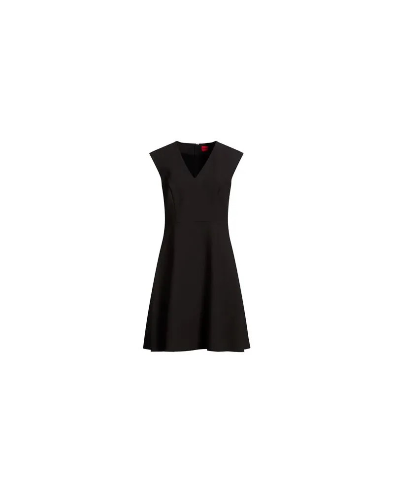 HUGO BOSS KLEIDER - Midi-Kleiderauf YOOX.COM Schwarz