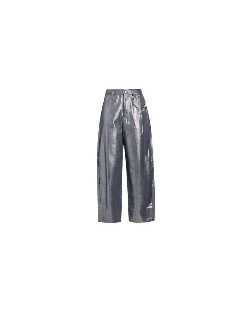 DISCLAIMER HOSEN & RÖCKE - Jeanshosenauf YOOX.COM Stahlgrau