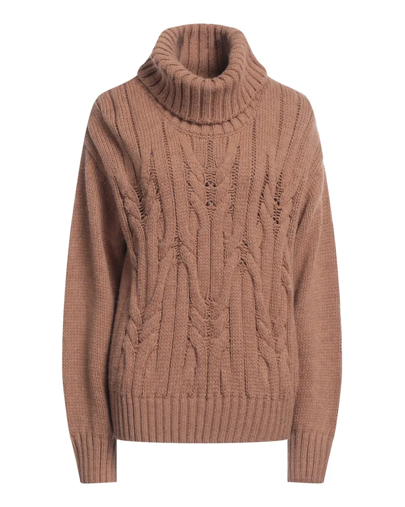 Cashmere Company Rollkragenpullover Kamel