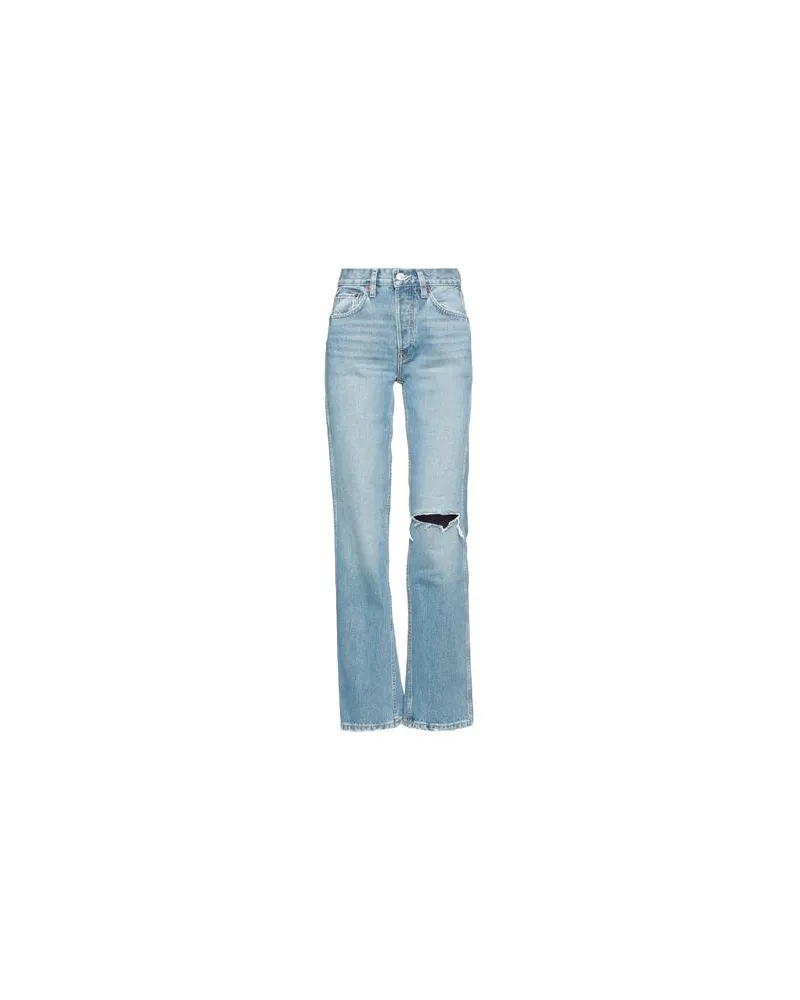 RE/DONE HOSEN & RÖCKE - Jeanshosenauf YOOX.COM Blau