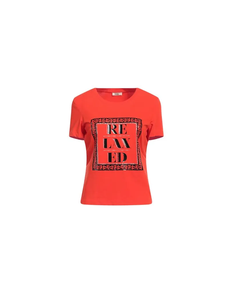 Fracomina TOPS - T-shirtsauf YOOX.COM Rot