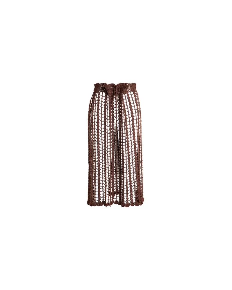 TELA HOSEN & RÖCKE - Midi-Röckeauf YOOX.COM Schokobraun