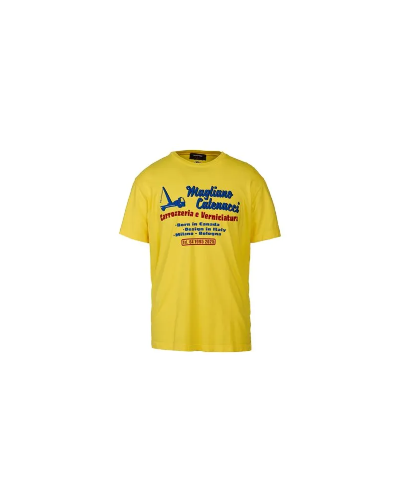 Dsquared2 TOPS - T-shirtsauf YOOX.COM Gelb