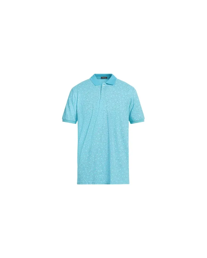 ROSSOPURO TOPS - Poloshirtsauf YOOX.COM Azurblau
