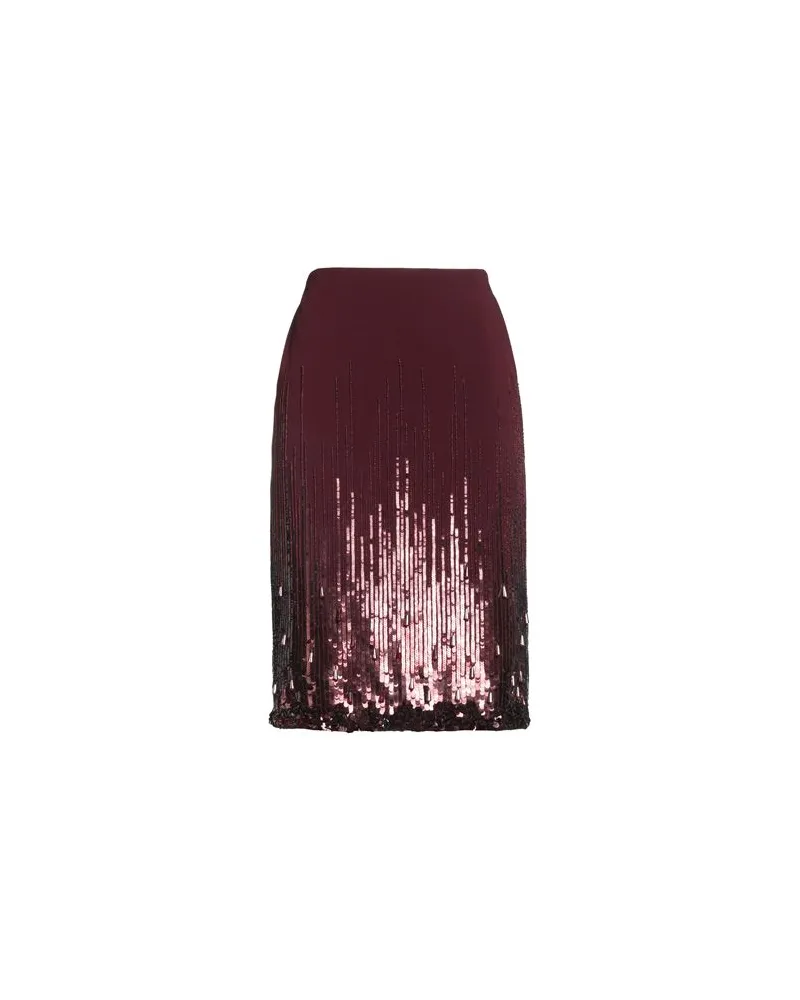 Elisabetta Franchi HOSEN & RÖCKE - Midi-Röckeauf YOOX.COM Bordeaux