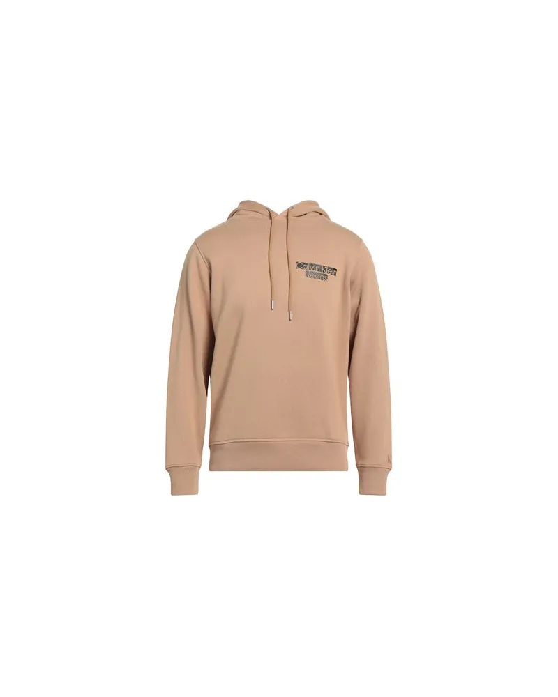 Calvin Klein TOPS - Sweatshirtsauf YOOX.COM Kamel