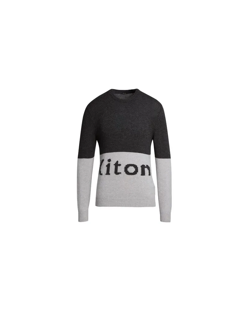 Kiton STRICKWAREN - Pulloverauf YOOX.COM Braungrau