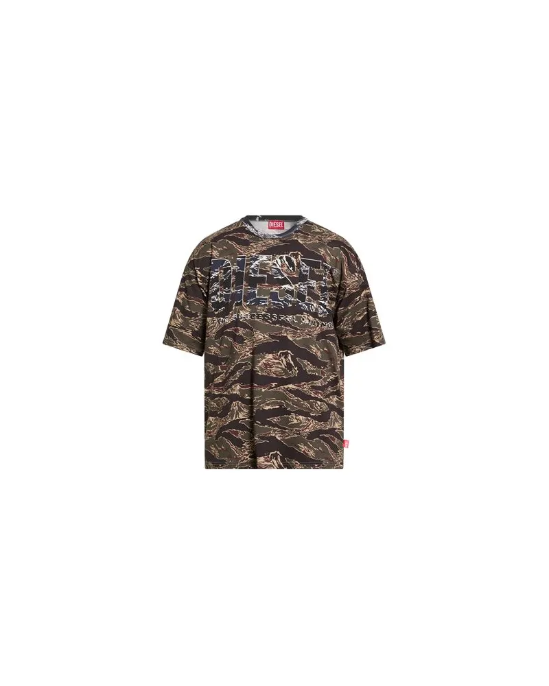Diesel TOPS - T-shirtsauf YOOX.COM Militärgrün
