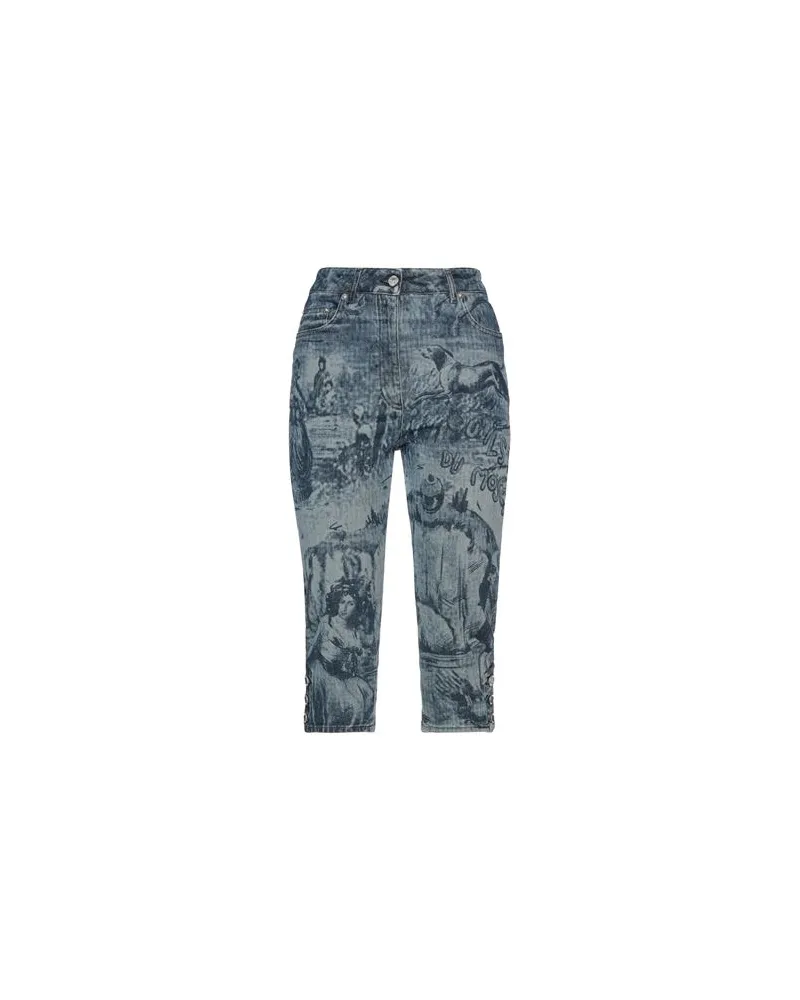 Moschino COUTURE - HOSEN & RÖCKE - Jeanshosenauf YOOX.COM Blau