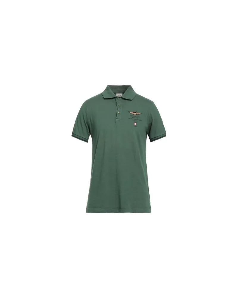 Aeronautica Militare TOPS - Poloshirtsauf YOOX.COM Grün