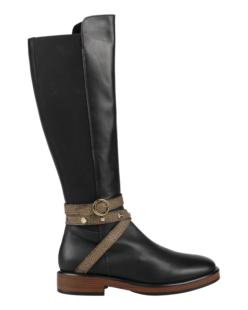 Borbonese Stiefel Schwarz