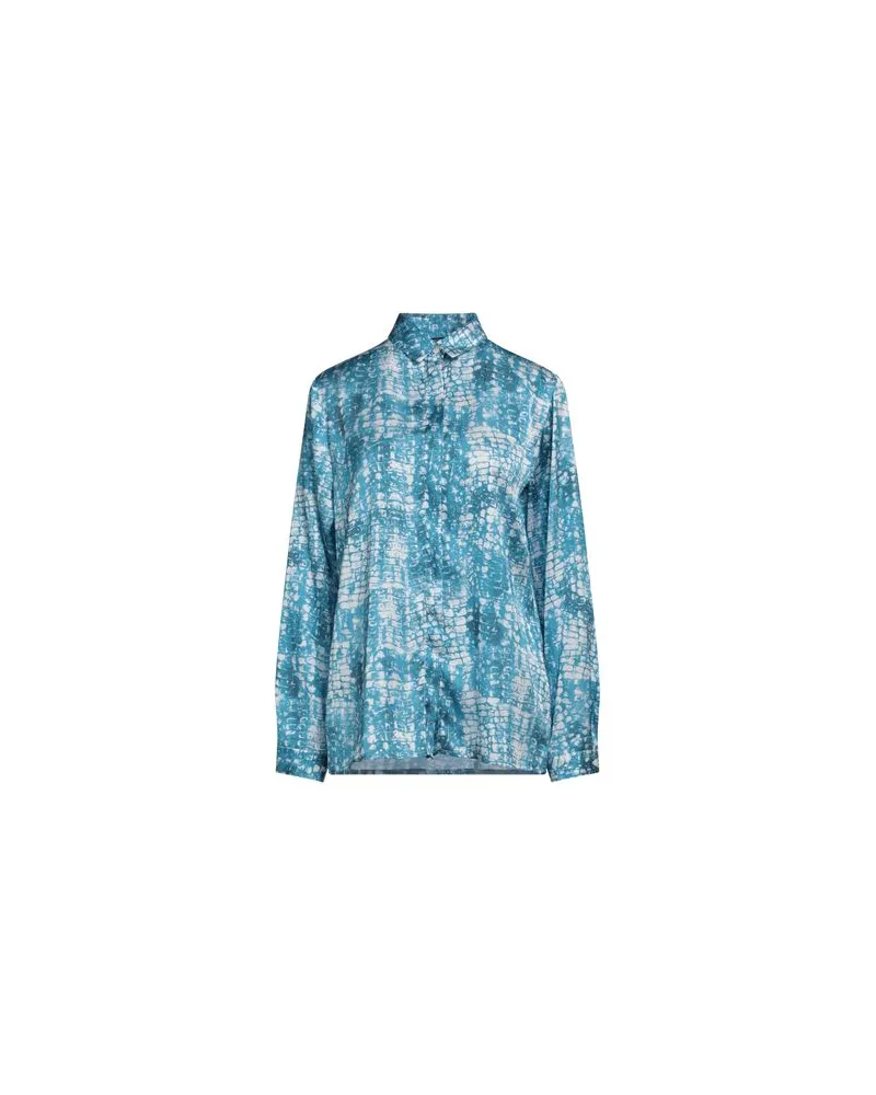 Roberto Cavalli TOPS - Hemdenauf YOOX.COM Azurblau