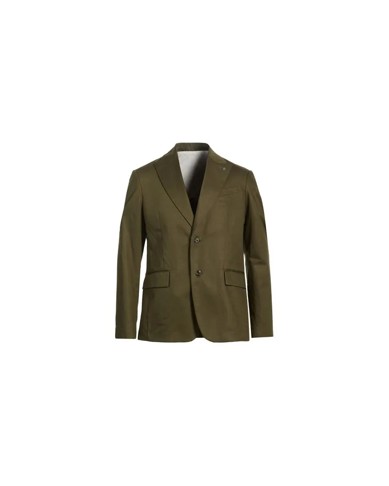 OFFICINA 36 ANZÜGE und CO-ORDS - Blazersauf YOOX.COM Militärgrün