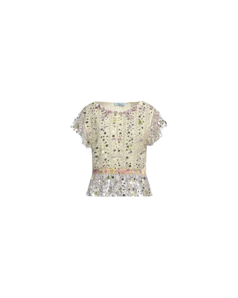 Blumarine TOPS - Topsauf YOOX.COM Pastellgelb