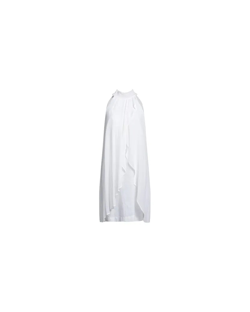 120% Lino KLEIDER - Mini-Kleiderauf YOOX.COM Weiß