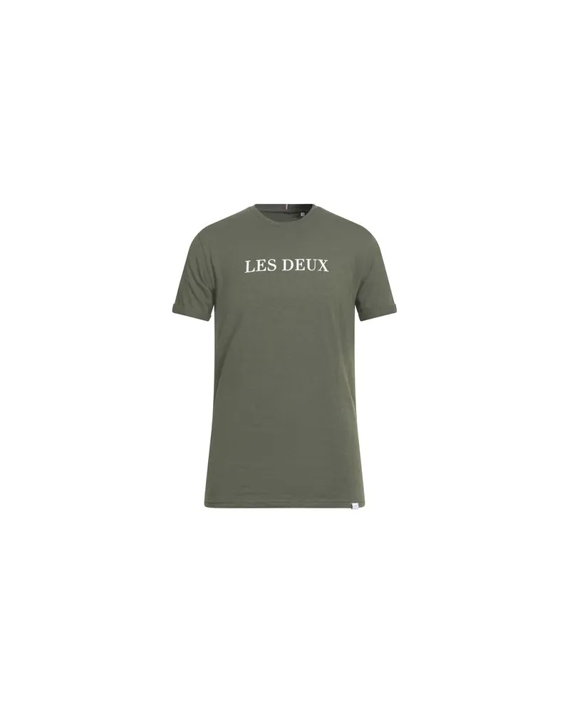 LES DEUX TOPS - T-shirtsauf YOOX.COM Militärgrün