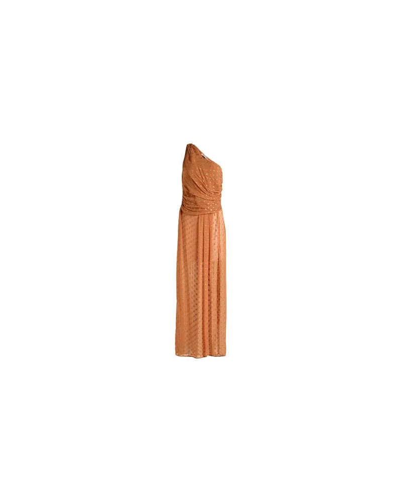 Twin-Set KLEIDER - Maxi-Kleiderauf YOOX.COM Rostrot