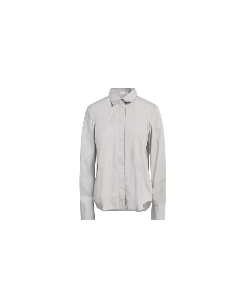 Brunello Cucinelli TOPS - Hemdenauf YOOX.COM Grau