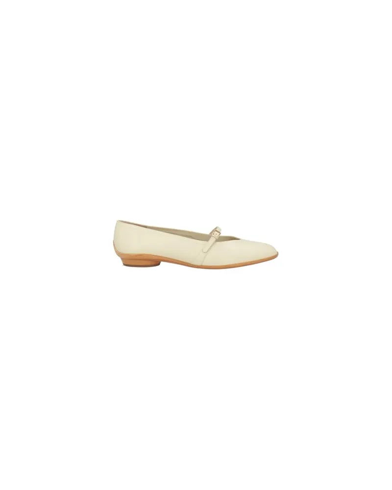 Ferragamo SCHUHE - Ballerinasauf YOOX.COM Cremeweiß