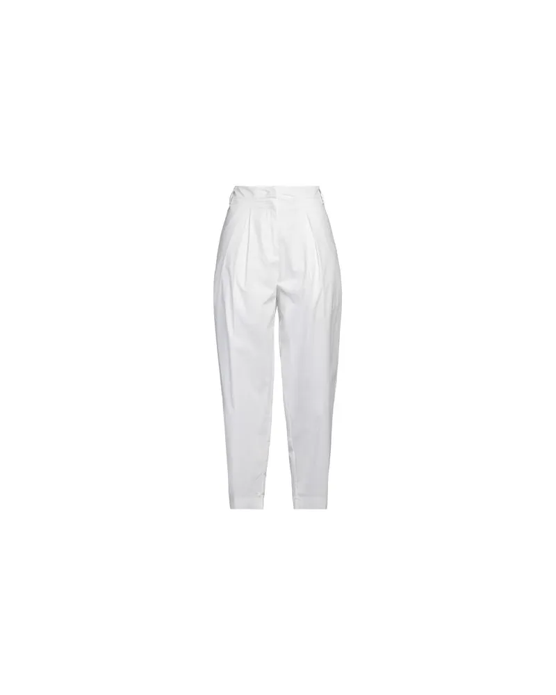 NUDE HOSEN & RÖCKE - Hosenauf YOOX.COM Weiß