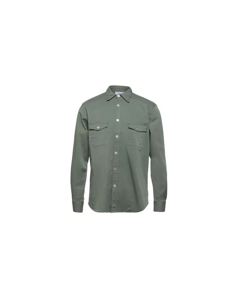 Aglini TOPS - Hemdenauf YOOX.COM Militärgrün