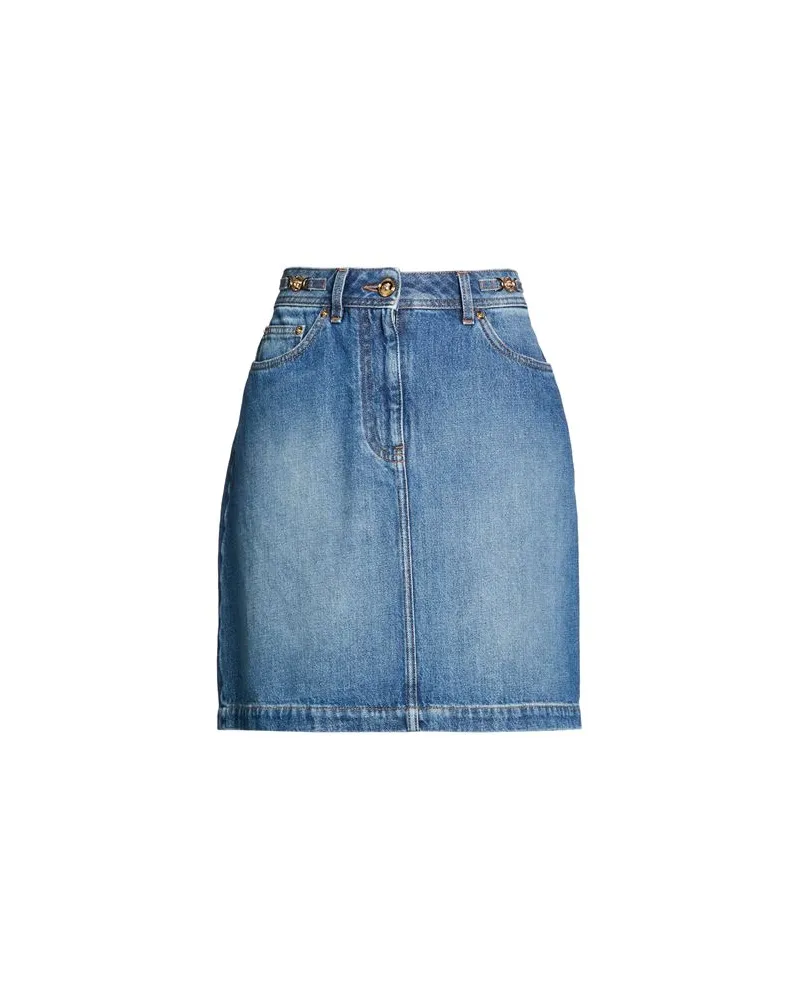 Versace HOSEN & RÖCKE - Jeansröckeauf YOOX.COM Blau
