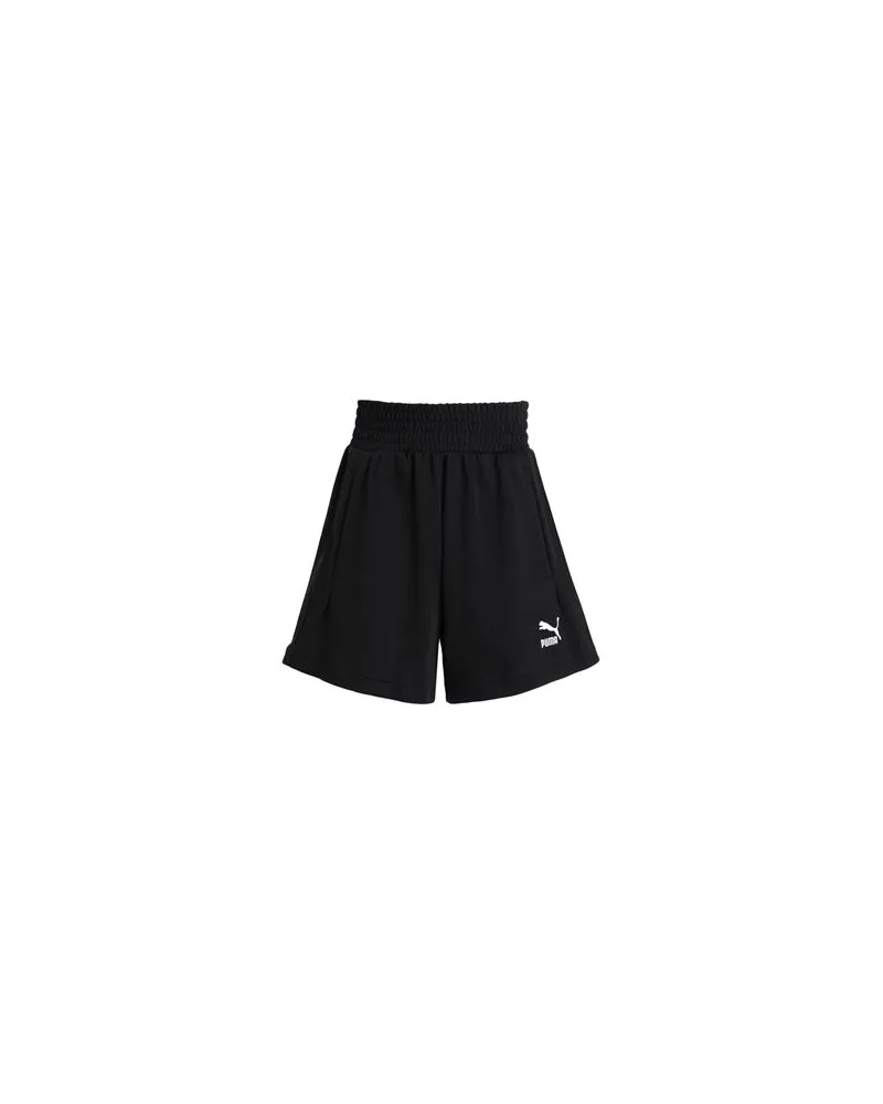 Puma T7 High Waist Shorts DK  - T7 High Waist Shorts DK - HOSEN & RÖCKE - Shorts & Bermudashortsauf YOOX.COM Schwarz