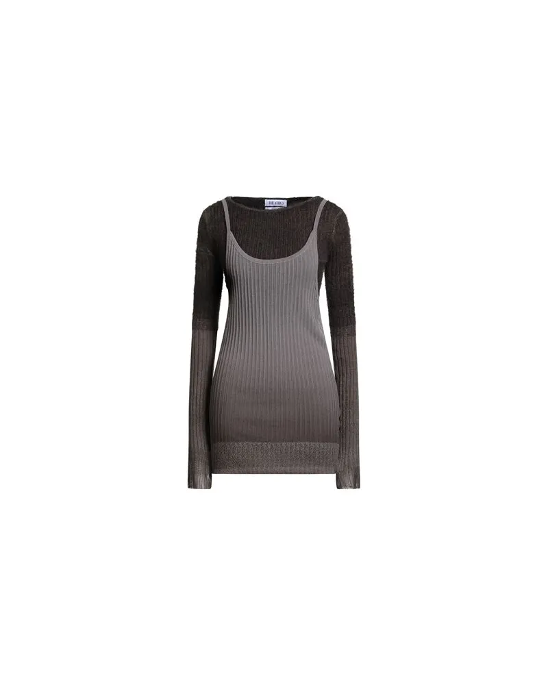 ATTICO KLEIDER - Mini-Kleiderauf YOOX.COM Dunkelbraun