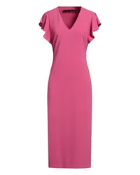 Patrizia Pepe Midi-Kleid Magenta