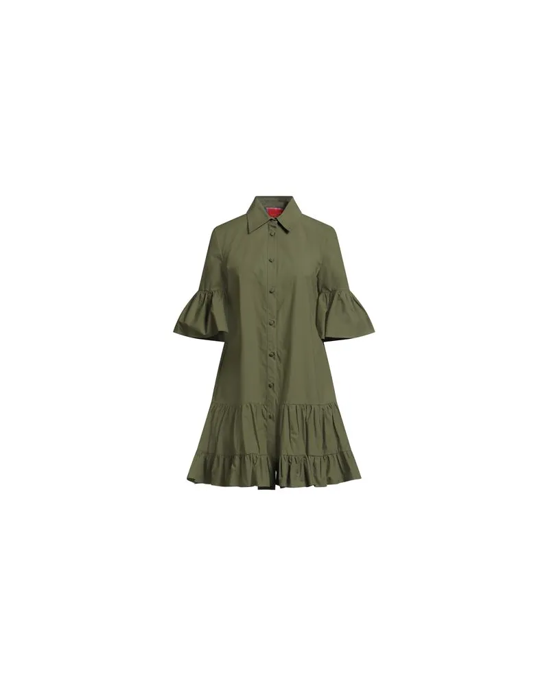 La DoubleJ KLEIDER - Mini-Kleiderauf YOOX.COM Militärgrün