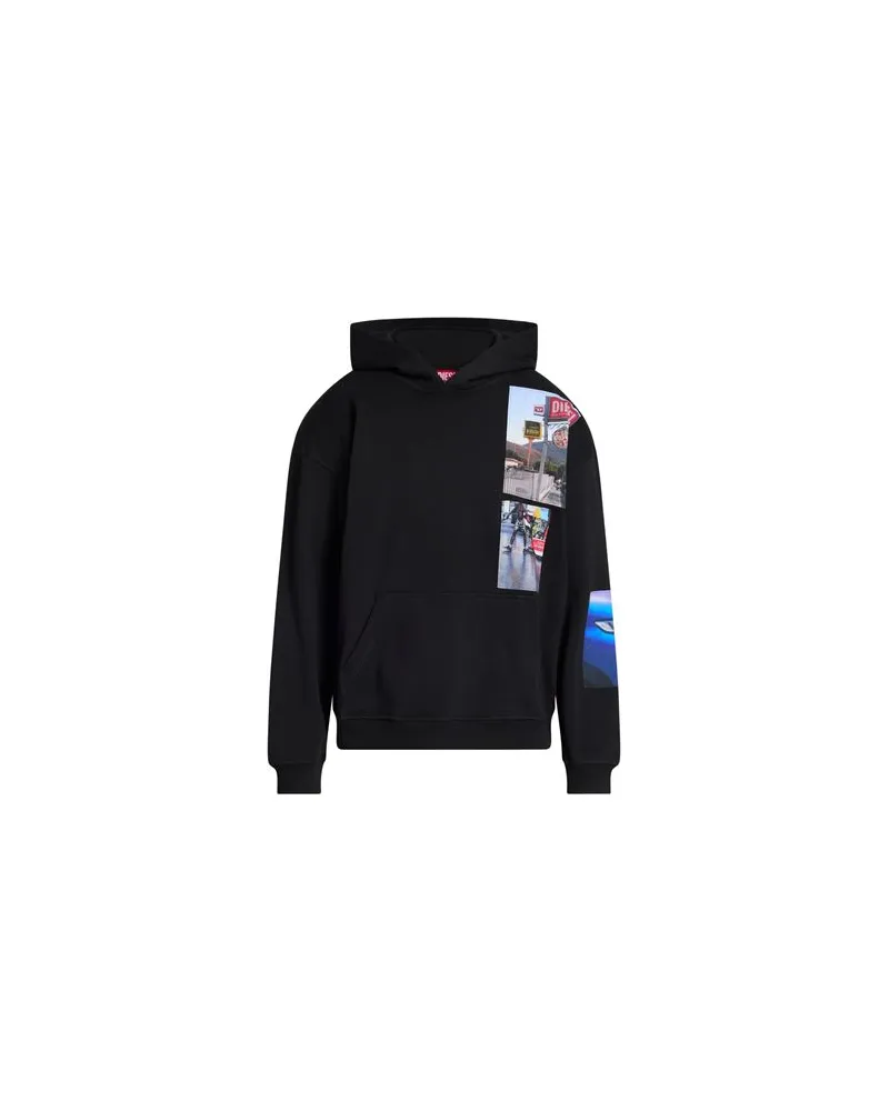 Diesel TOPS - Sweatshirtsauf YOOX.COM Schwarz