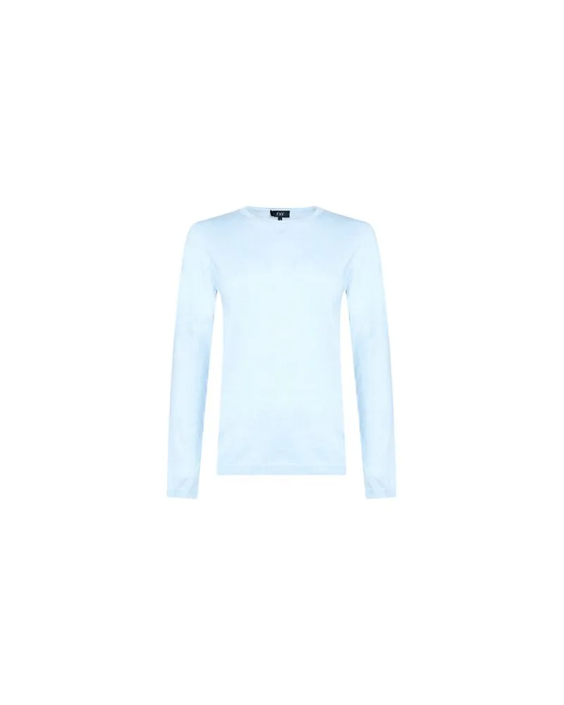 Fay STRICKWAREN - Pulloverauf YOOX.COM Himmelblau