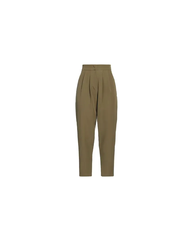 ACTUALEE HOSEN & RÖCKE - Hosenauf YOOX.COM Militärgrün