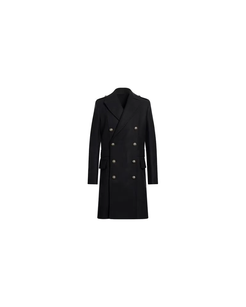 Balmain JACKEN & MÄNTEL - Mäntelauf YOOX.COM Schwarz