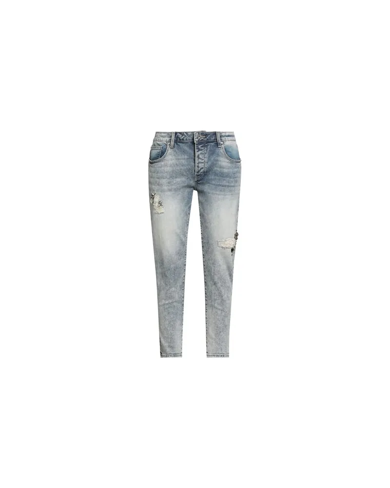 Fracomina JEANS  - HOSEN & RÖCKE - Jeanshosenauf YOOX.COM Blau
