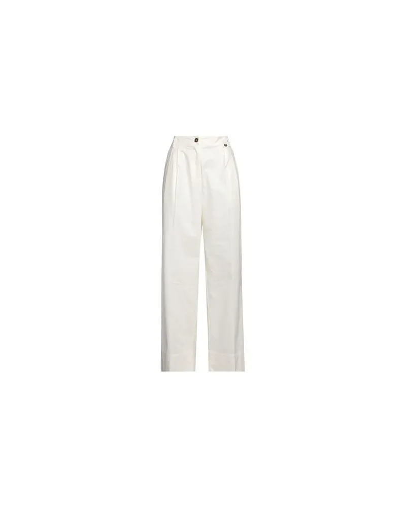 Twin-Set HOSEN & RÖCKE - Hosenauf YOOX.COM Elfenbein