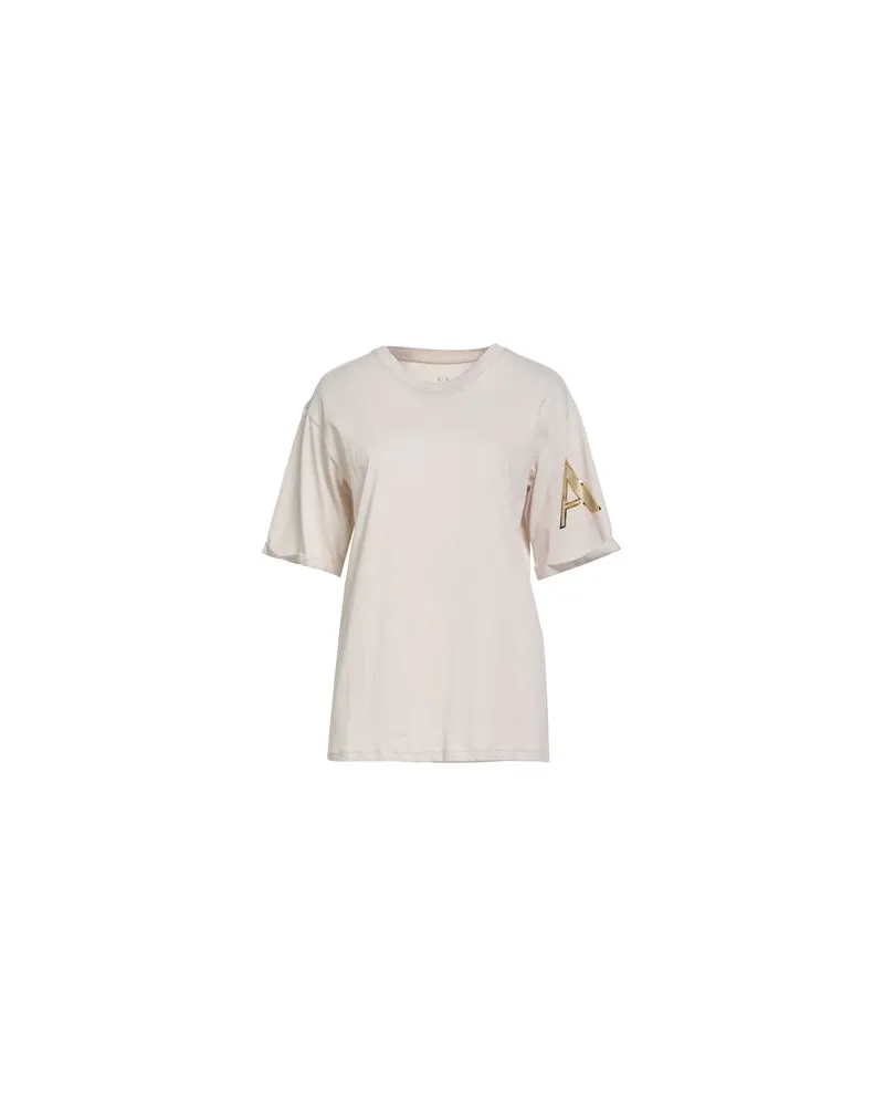 Armani Exchange TOPS - T-shirtsauf YOOX.COM Cremeweiß