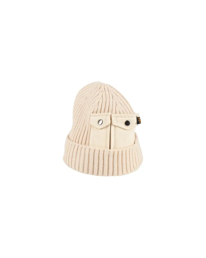 Alpha Industries ACCESSOIRES - Mützen & Hüteauf YOOX.COM Cremeweiß