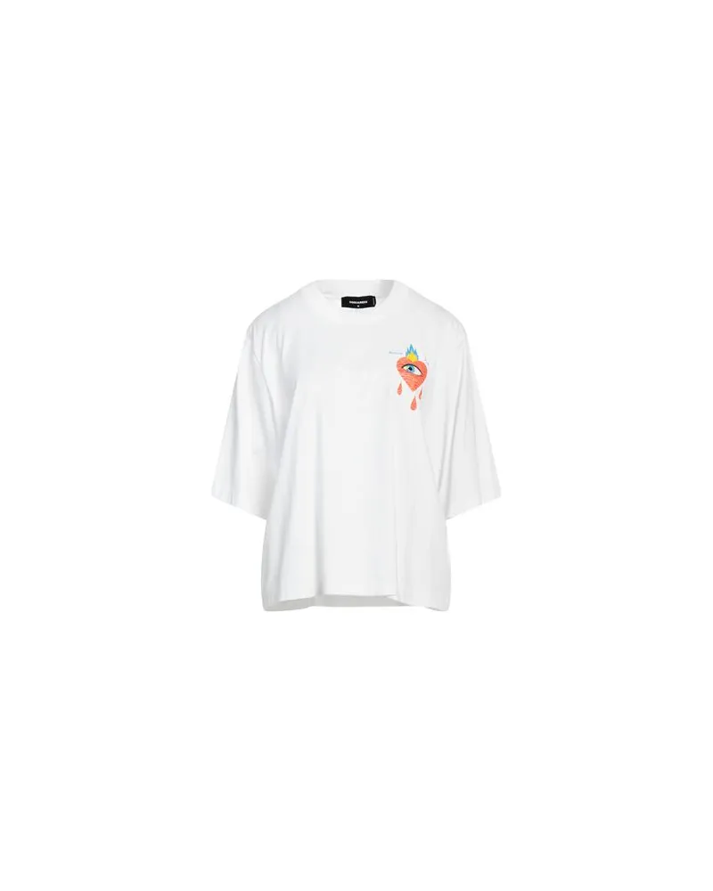 Dsquared2 TOPS - T-shirtsauf YOOX.COM Weiß