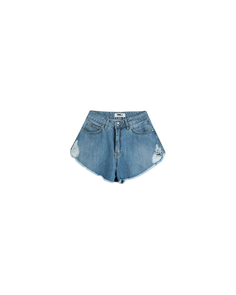 Take Two HOSEN & RÖCKE - Jeansshortsauf YOOX.COM Blau