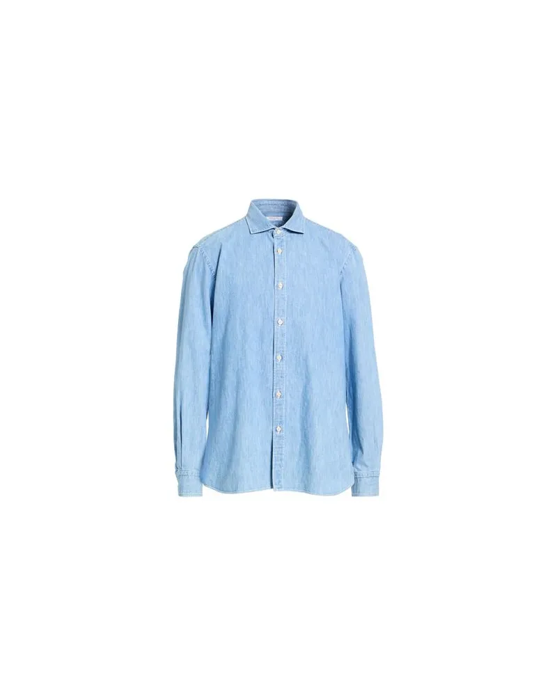 Boglioli TOPS - Jeanshemdenauf YOOX.COM Blau
