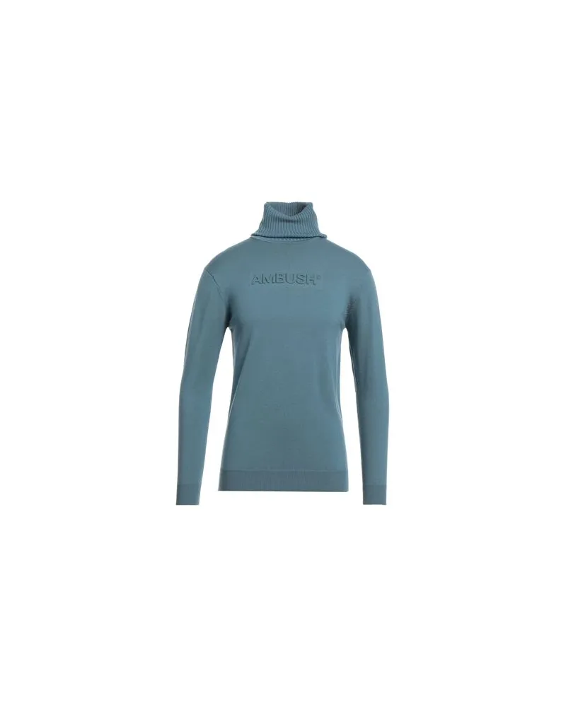 AMBUSH STRICKWAREN - Rollkragenpulloverauf YOOX.COM Blaugrau