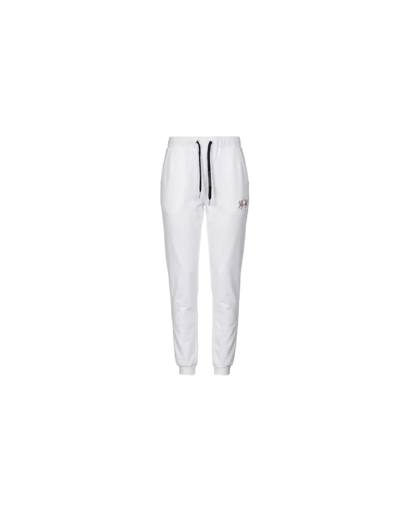 La Martina HOSEN & RÖCKE - Hosenauf YOOX.COM Weiß