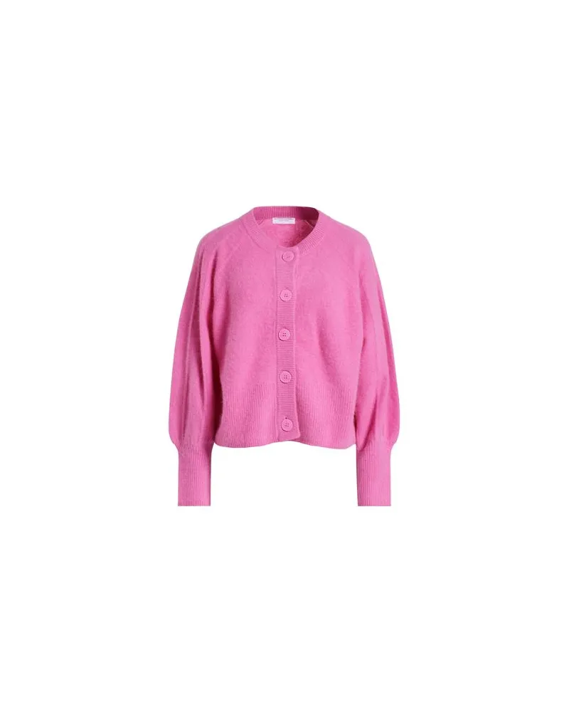 Majestic STRICKWAREN - Strickjackenauf YOOX.COM Rosa