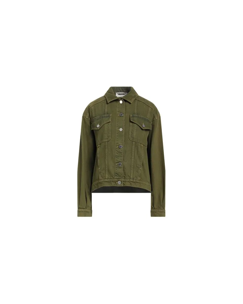 Alberta Ferretti JACKEN & MÄNTEL - Jeansjacken/Mäntelauf YOOX.COM Militärgrün