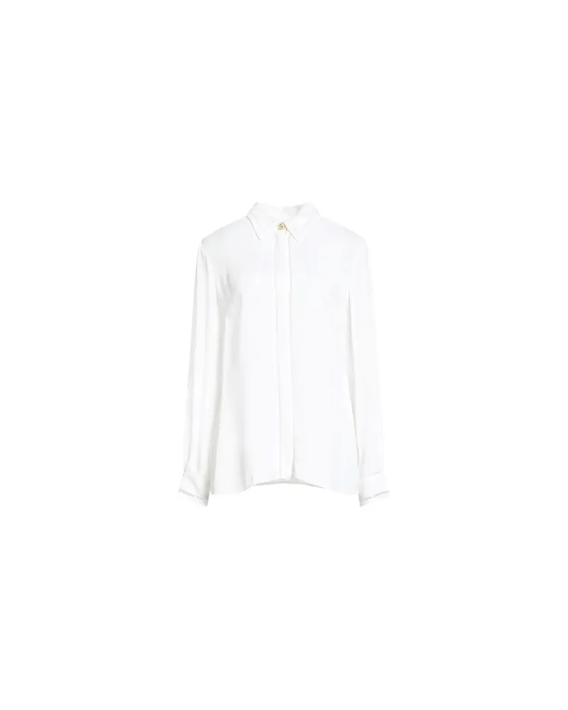Elisabetta Franchi TOPS - Hemdenauf YOOX.COM Weiß