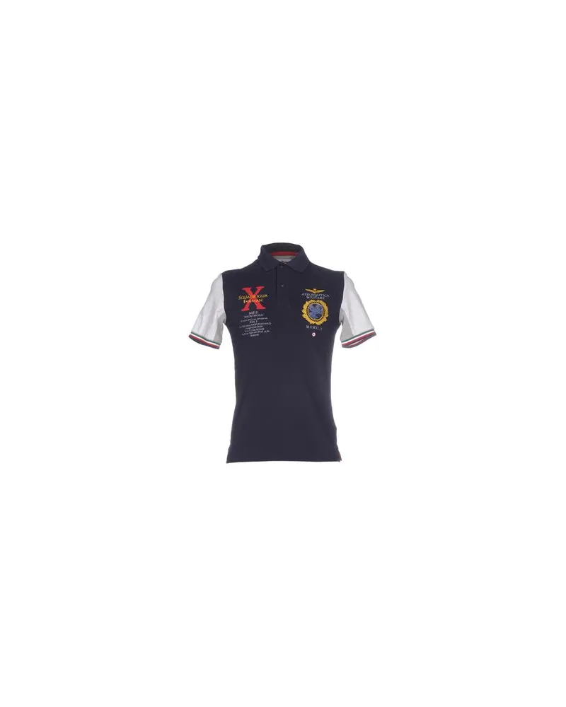 Aeronautica Militare TOPS - Poloshirtsauf YOOX.COM Nachtblau