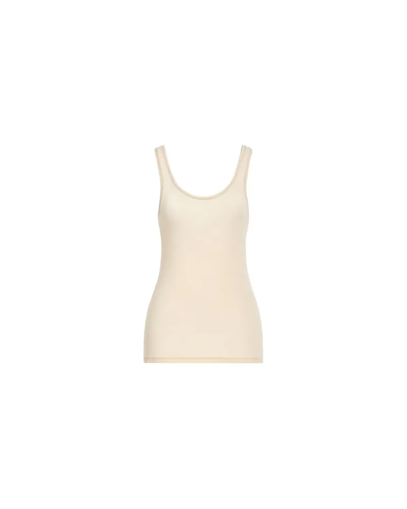 SOLOTRE TOPS - Tank Topsauf YOOX.COM Pastellgelb