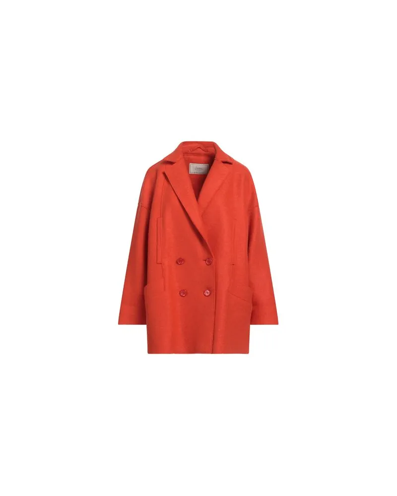 Herno GLOBE - JACKEN & MÄNTEL - Mäntelauf YOOX.COM Tomatenrot